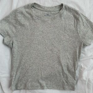 Hollister Gray Short Sleeve Tee